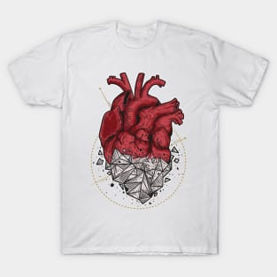 geometric heart T-Shirt